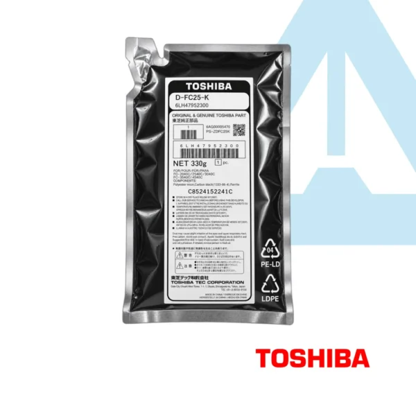 REVELADOR TOSHIBA E-STUDIO 2040C 2500C NEGRO DFC25K ORIGINAL