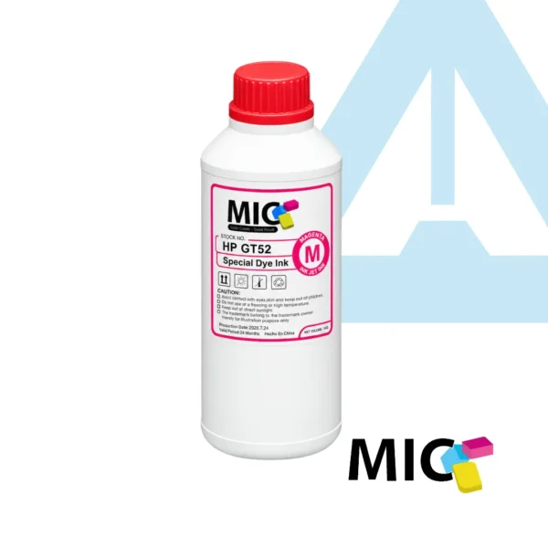 TINTA HEWLETT PACKARD HP GT52 RECARGA X 1 LITRO MAGENTA MIC