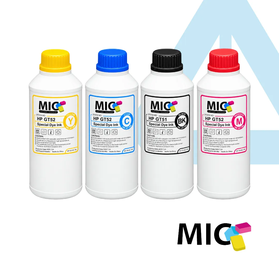 KIT TINTAS HP GT51 GT52 MIC LITRO