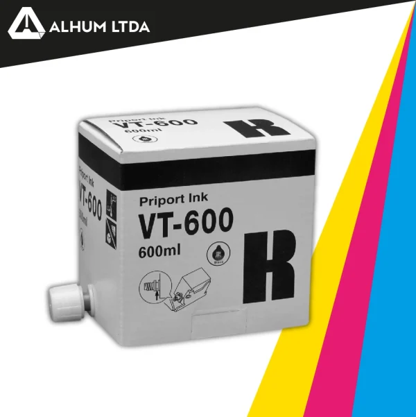 Tinta Compatible Duplicador Ricoh Vt-600 Genérica
