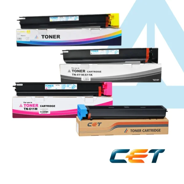 TONER MINOLTA BIZHUB C451 C550 650 CMYK CARTUCHO MIC TN611