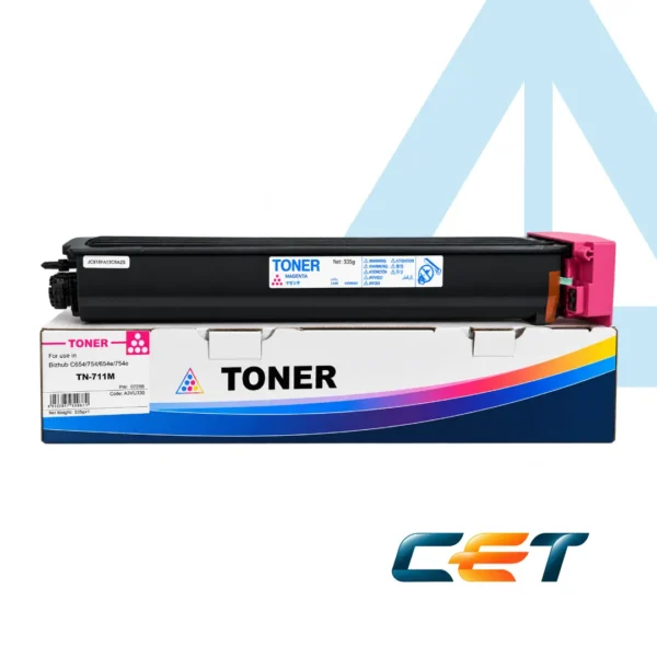 TONER MINOLTA BIZHUB C654 754 TN 711M MAGENTA MIC CET