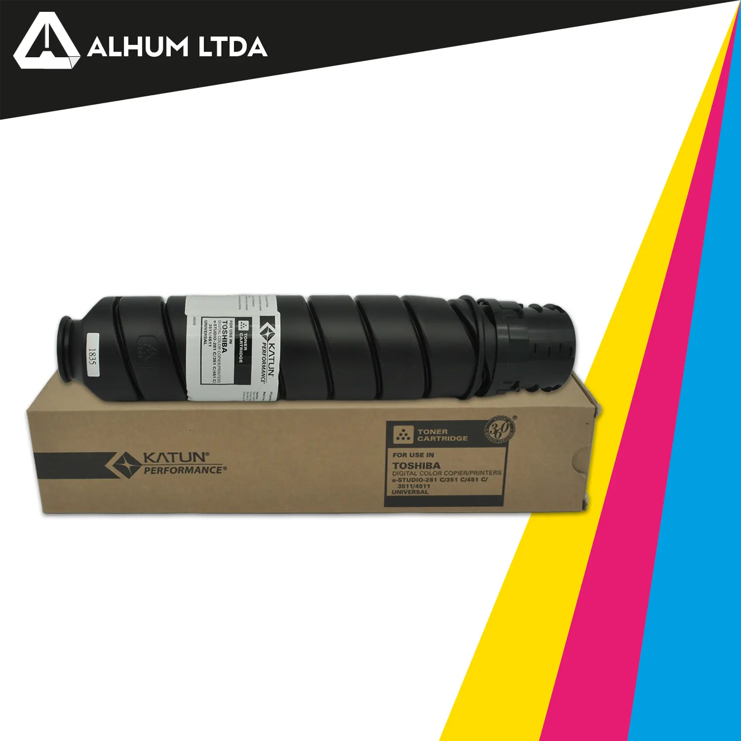 Toner Toshiba E-studio 281C 3511 351C T281 Negro Katun - Image 2