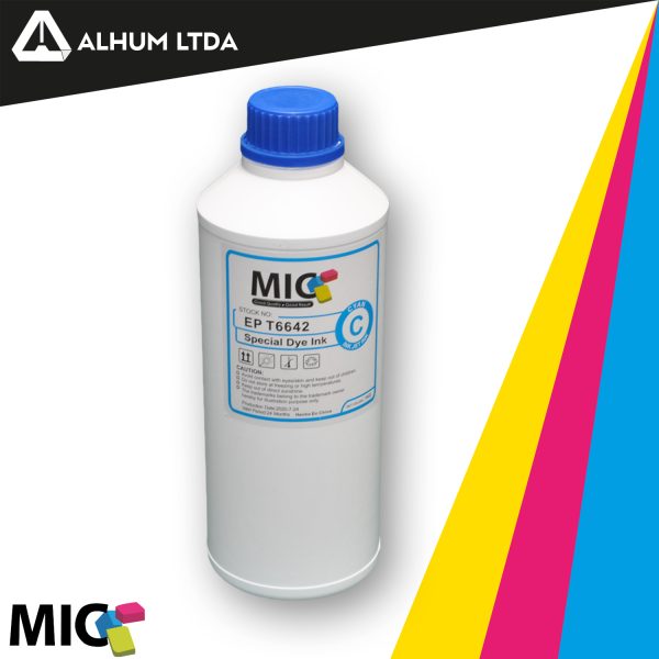 Tinta EPSON L110 120 200 210 300 350 355 555 Recarga x 1 Litro CYAN MIC