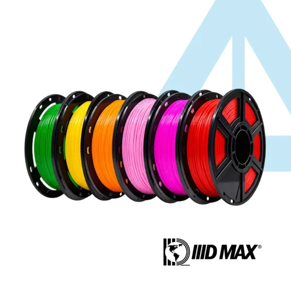 FILAMENTO 3D TERMOPLÁSTICO PLA+ COLORES IIID MAX AMERICANO
