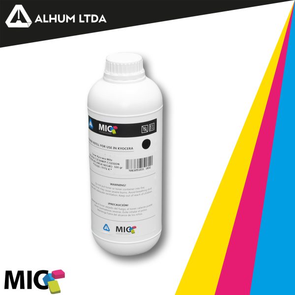 Toner Kyocera Mita TK582 TK592 Recarga x 500gr Negro MIC