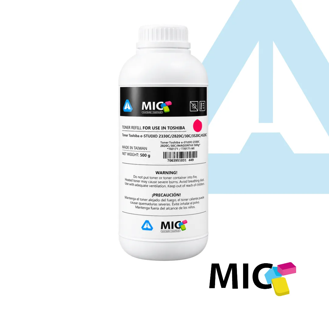 RECARGA TONER TOSHIBA E-STUDIO X 500 GR MAGENTA MIC