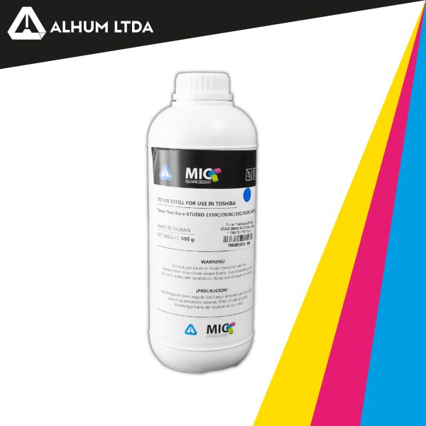 Recarga Toner Toshiba e-Studio x 500 gr Cian Mic