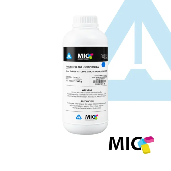 RECARGA TONER TOSHIBA E-STUDIO X 500 GR CYAN MIC