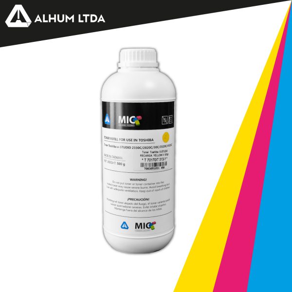 Toner Toshiba e-STUDIO Recarga x500 gr Amarillo Mic