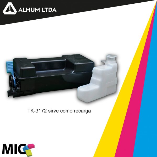 Toner Kyocera ECOSYS P 3050DN Cartucho TK3172 Integral