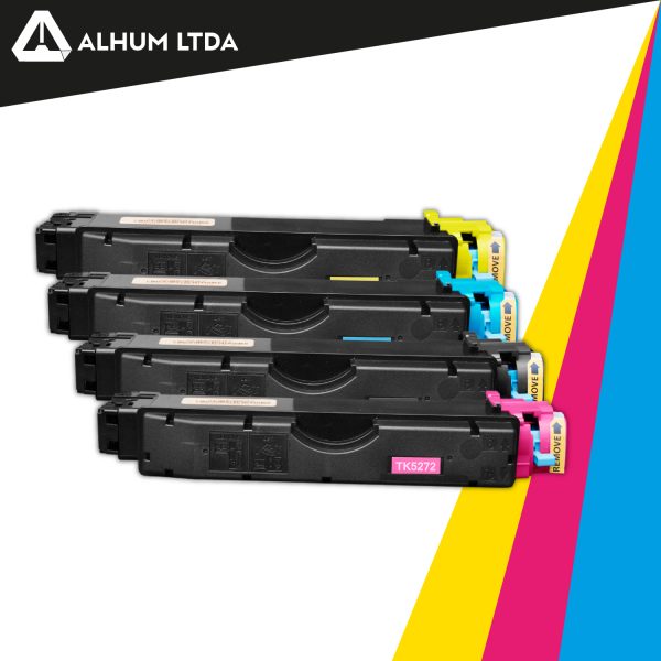 Toner Kyocera Ecosys M6630cidn P6230cdn Cmyk Tk5272 Tk-5272 Tdi