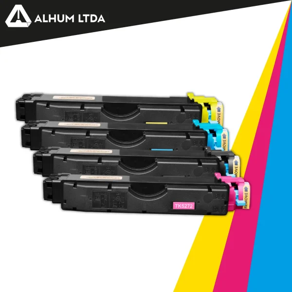 Toner Kyocera Ecosys M6630cidn P6230cdn Cmyk Tk5272 Tk-5272 Tdi