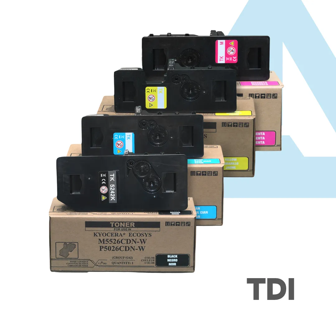 CARTUCHO TONER KYOCERA TK5242 CMYK M5526CDW P5026CDW TDI