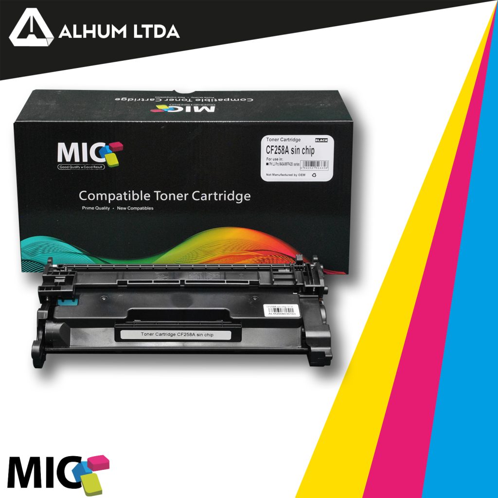 Toner Hp Laser jet Pro M404 m428 Cf258a Tipo 58a Cartucho Sin Chip