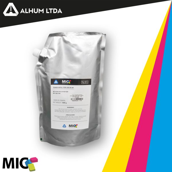 Toner Hewlett Packard HP 1010 1015 Recarga X 1KG 12A 15A MIC