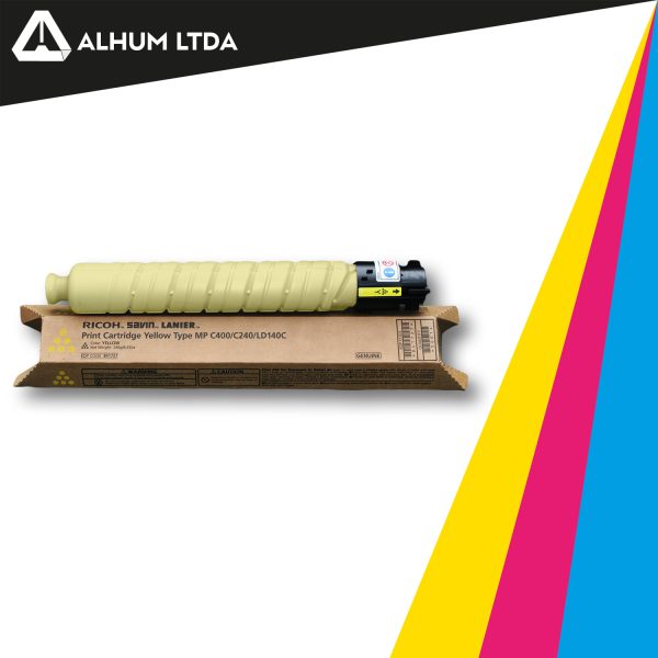 Toner Ricoh AFICIO MPC300 C400 Cartucho Yellow Original