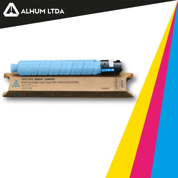 Toner Ricoh AFICIO MPC300 C400 Cartucho Cian Original