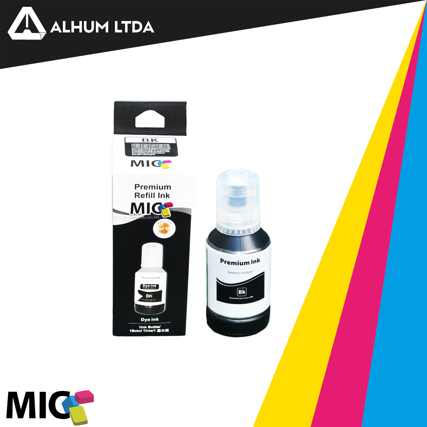 Tinta EPSON Negro T504 T544 MIC - Alhum