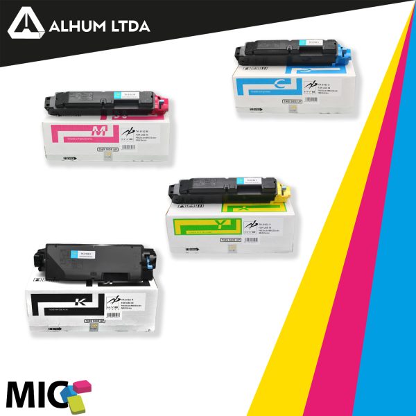 Toner Kyocera Ecosys P6035 M6035 M6535 Cartuchos Cmyk Tk5152 HYB