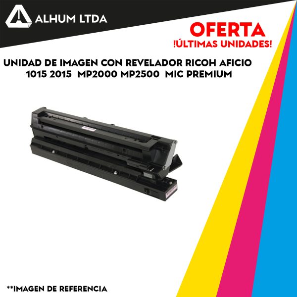 Unidad de Imagen Con Revelador Ricoh Aficio 1015 2015 Mp2000 Mp2500 Mic Premium