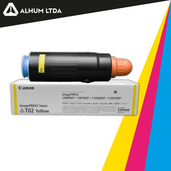 Toner Canon ImagePRESS C10000VP C10010VP C8000VP C9010VP T02 Amarillo Original