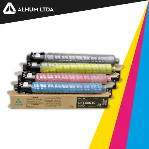 Toner Ricoh Aficio MP C4503 C4504 C5503 C6003 C6004 Cartucho Cmyk Original Jp