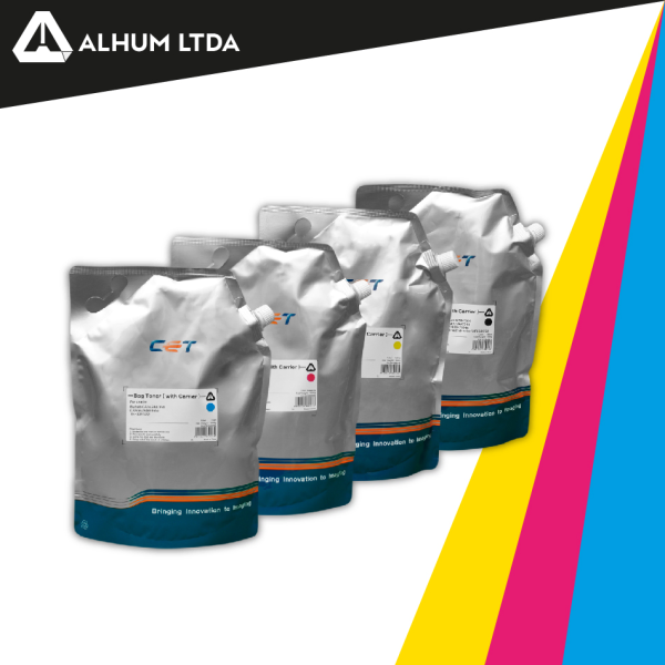 Toner Minolta Bizhub C224 C364 C554 C308 Recarga Cmyk CET Con Revelador