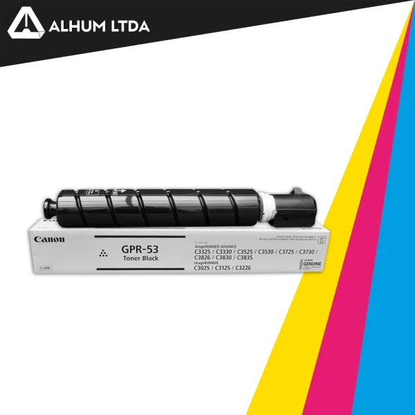 Toner Canon IR Advance C3325i C3330i Cartucho Negro GPR53 Original