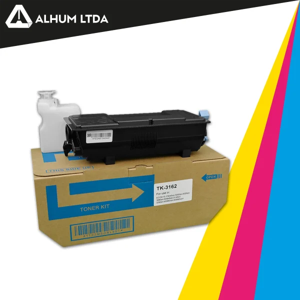 Toner Kyocera Ecosys P 3045DN Cartucho TK3162 Tao