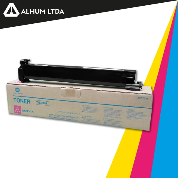Toner Konica Minolta BIZHUB C353 Tn314 Magenta Original