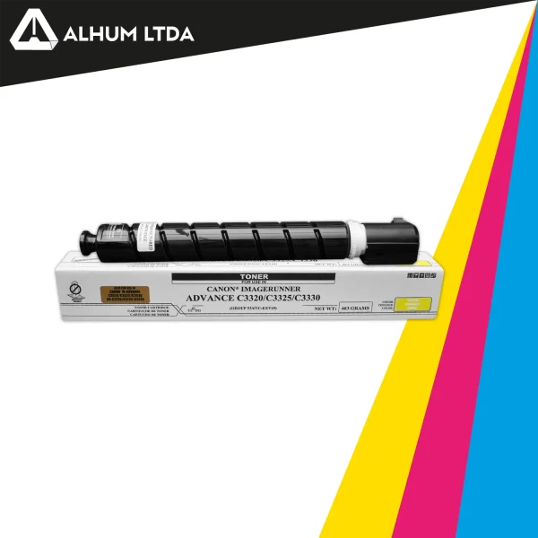 Toner Canon IR Advance C3325i C3330i Cartucho Amarillo GPR53 Tdi