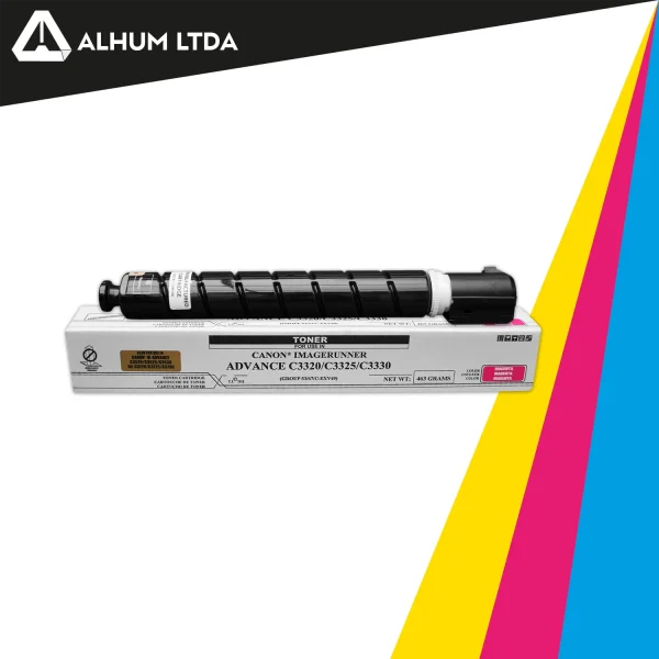 Toner Canon IR Advance C3325i C3330i Cartucho Magenta GPR53 Tdi