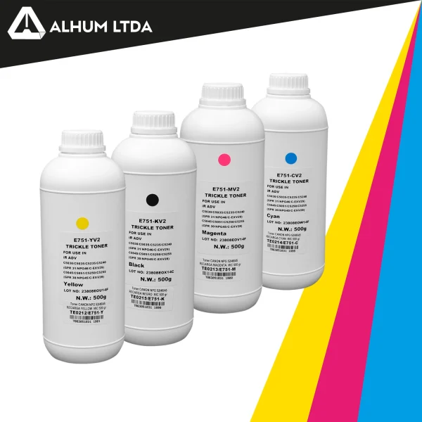 Recarga Toner Canon Universal Gpr30 Gpr36 Gpr53 x 500 gr Cmyk Mic