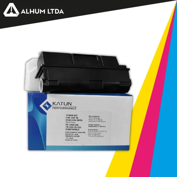 Toner Kyocera Mita FS 4000DN TK332 Cartucho Katun