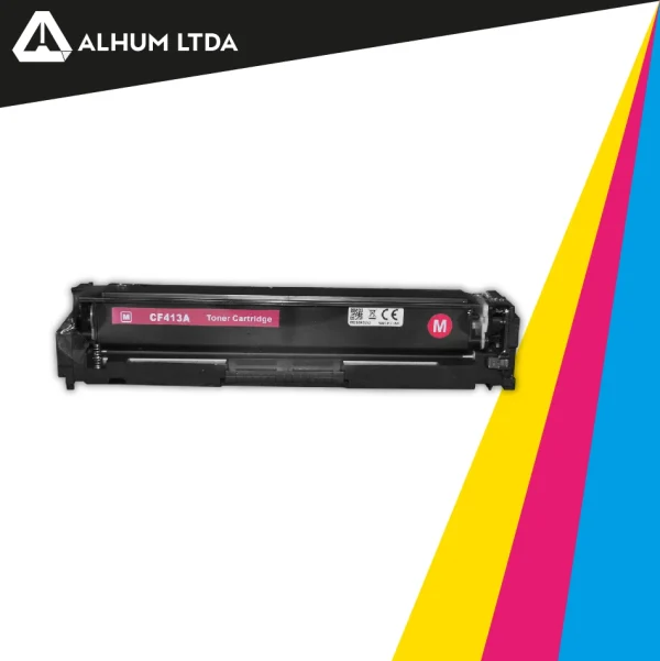 Toner Hewlett Packard LaserJet Pro 300 375 400 Cartucho CE413A Magenta Ami 305a