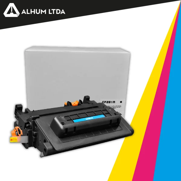 Toner Hewlett Packard MFP M630 M605dn 606dn Cartucho CF281a Ami 81a