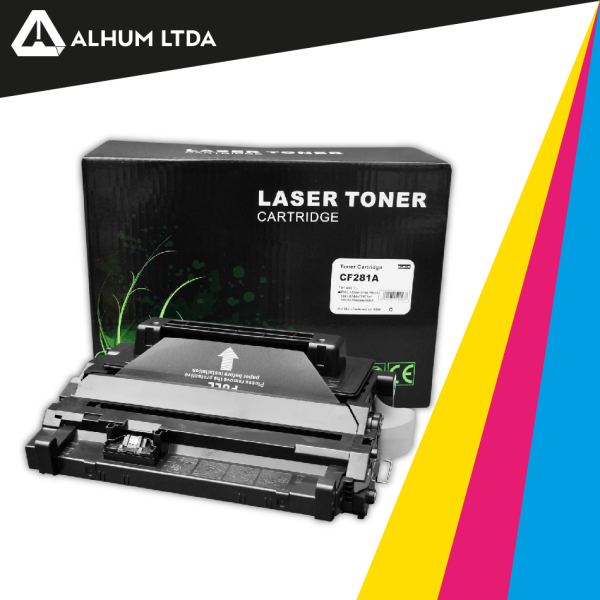 Toner Hewlett Packard MFP M630 M605dn 606dn Cartucho CF281a Ami 81a