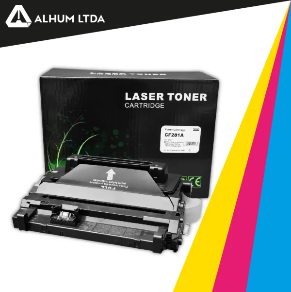 Toner Hewlett Packard MFP M630 M605dn 606dn Cartucho CF281a Ami 81a