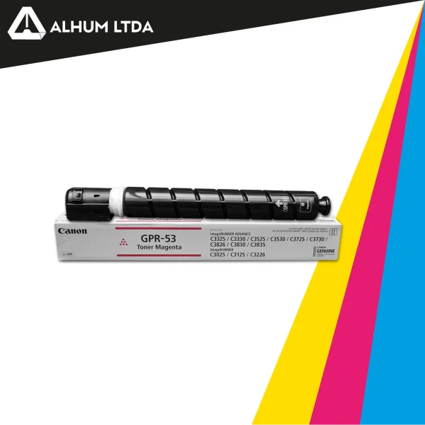Toner Canon IR Advance C3325i C3330i Cartucho Magenta GPR53 Original
