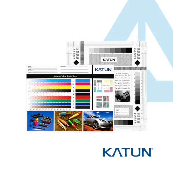 CARTA DE AJUSTE TÉCNICO TEST PATTER CARDSTOCK 8.5X11 KATUN
