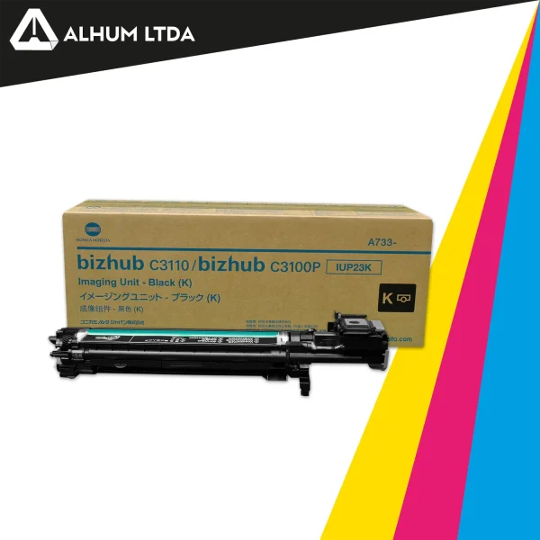 Cilindro Konica Minolta Bizhub C3100 3110 IUP23C Negro Original