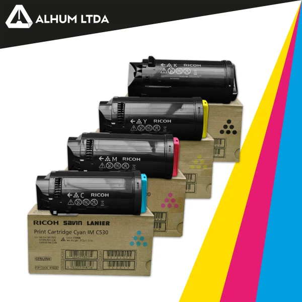 Toner Ricoh IM C530FB Cmyk Cartucho Original