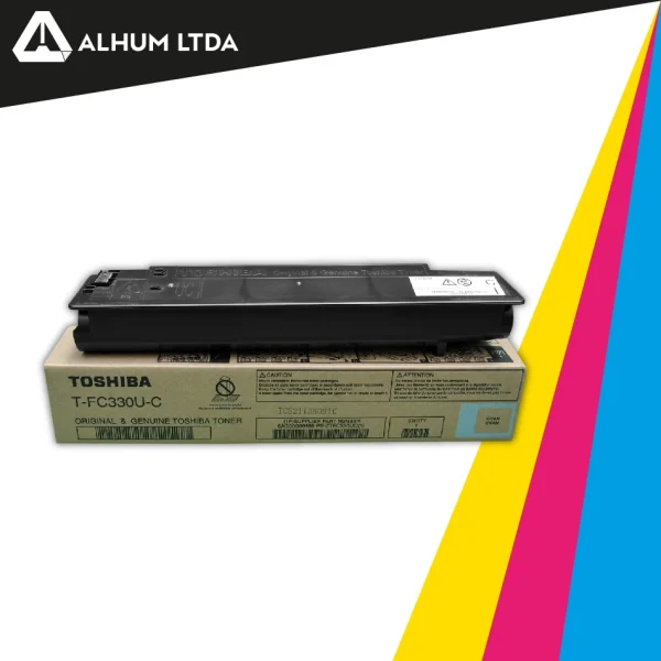 Toner Toshiba E-studio 330AC 400AC Cartucho Cian TFC330 Original