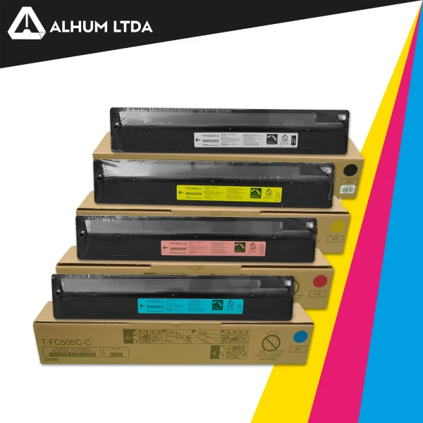 Toner Toshiba Estudio 2505AC 3505AC 4505AC 5505AC TFC505 Cmyk Boss