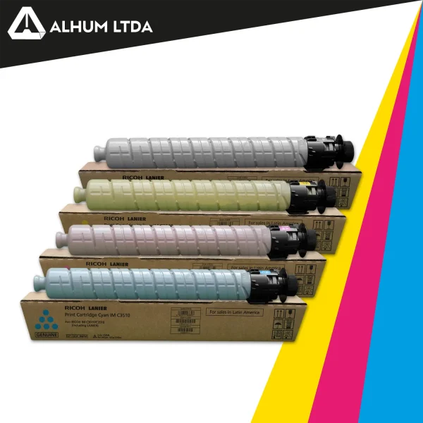 Toner Ricoh IM C3010 IMC3010 IM C3510 IMC3510 Cartucho Cmyk Original
