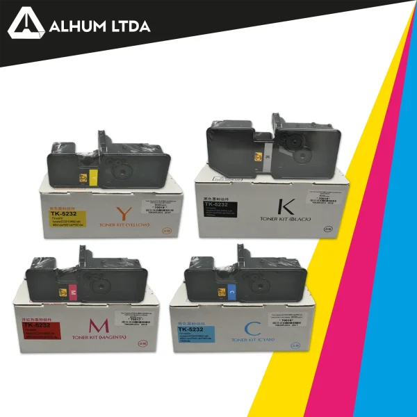 Cartucho Toner Kyocera Tk5232 CMYK M5521cdw P5021cdw Cet