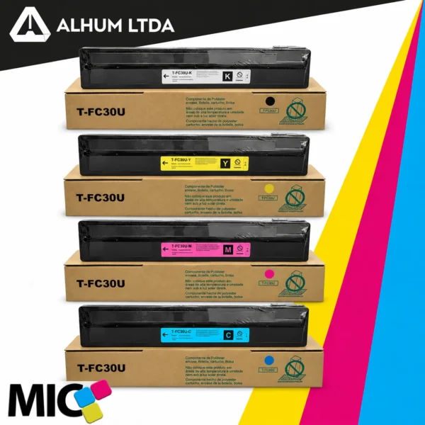 Toner Toshiba E-studio 2050C 2051C 2550C 2551C Cartucho Cmyk Tfc30 Boss