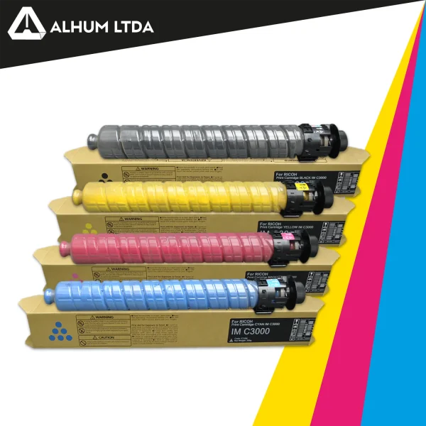Toner Ricoh IM C3000 IM C3500 IMC3000 IMC3500 Cartucho Cmyk Boss