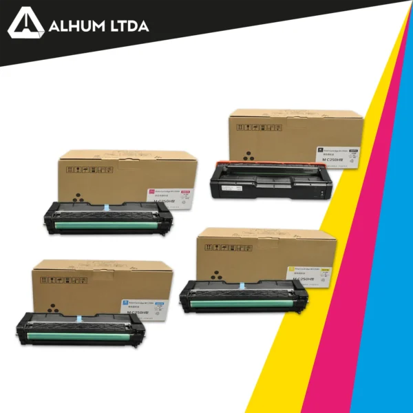 Toner Ricoh Aficio M C250h P C301w Colores Cmyk MC250h Boss